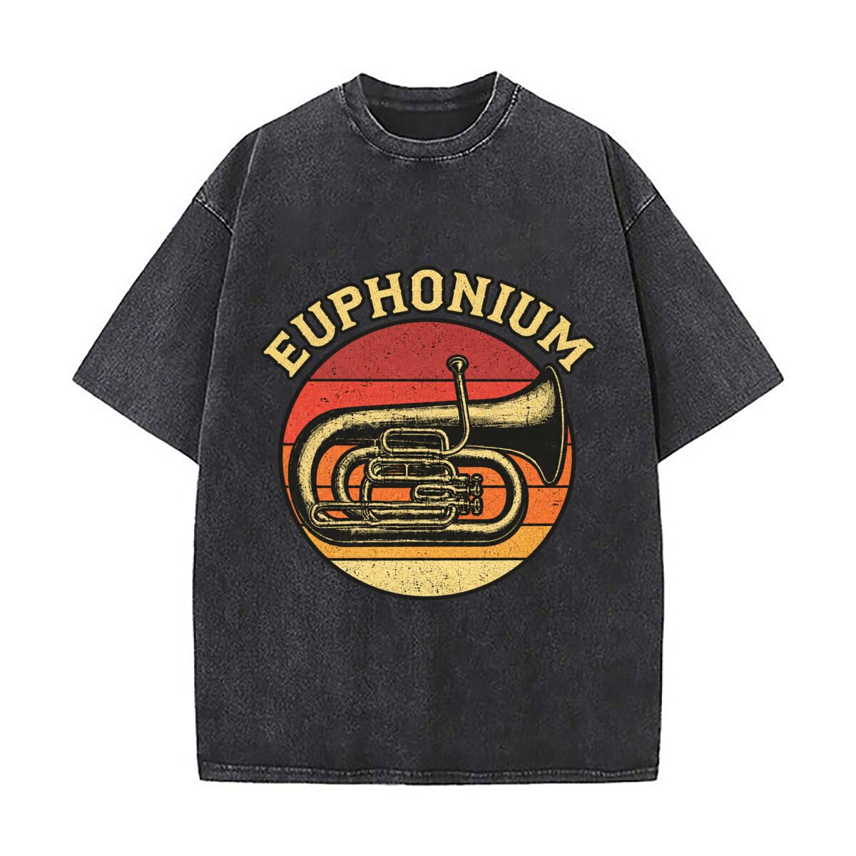 Musical Instrument Shop - Euphonium Vintage Sunset Brass Instrument Music