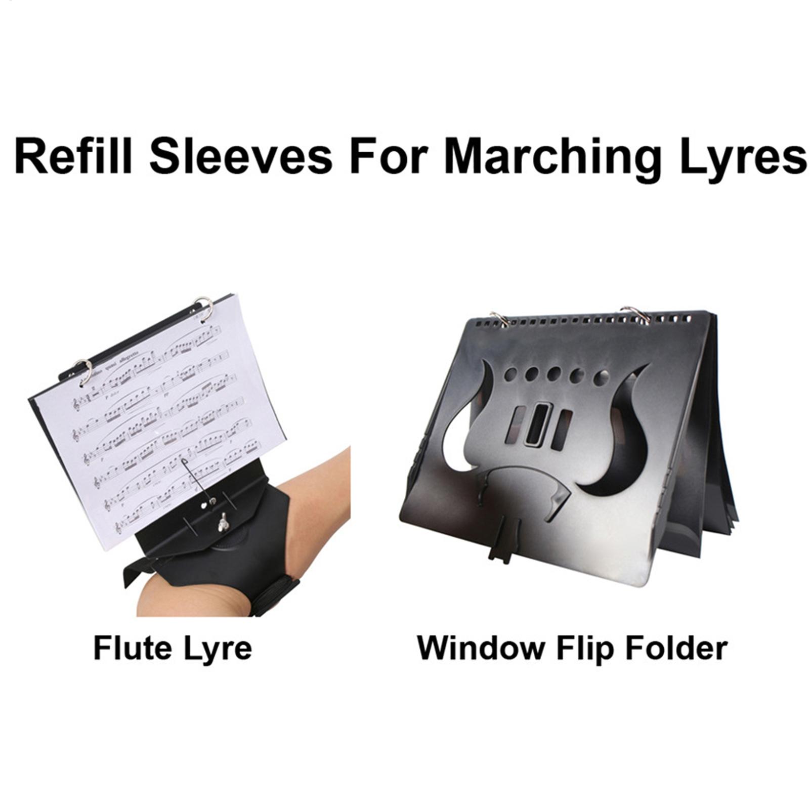 Musical Instrument Music - Marching Band Folder Instrument Double Sided