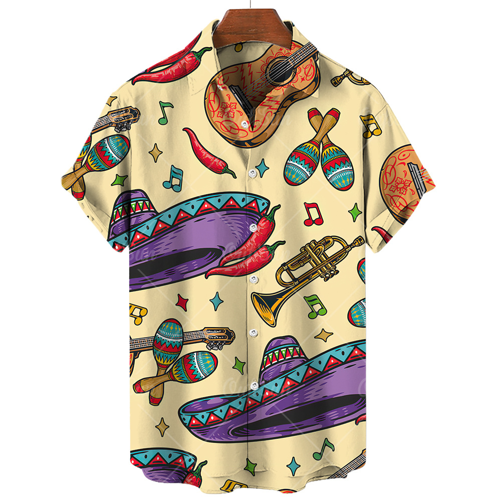 Musical Instrument Shirts For  - Musical Instrument Hawaiian recension och pris