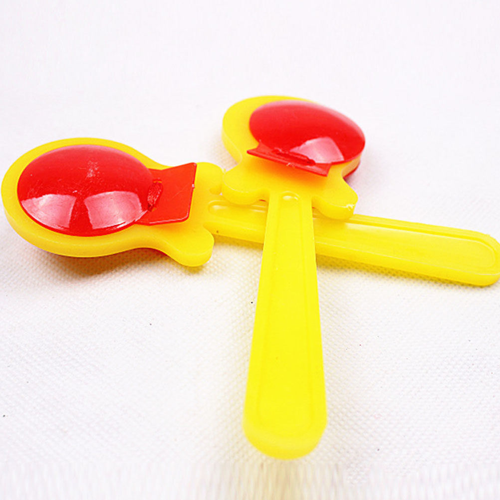 4Pcs Kids Plastic Castanets Cl - Musical Instrument Clapper recension och pris