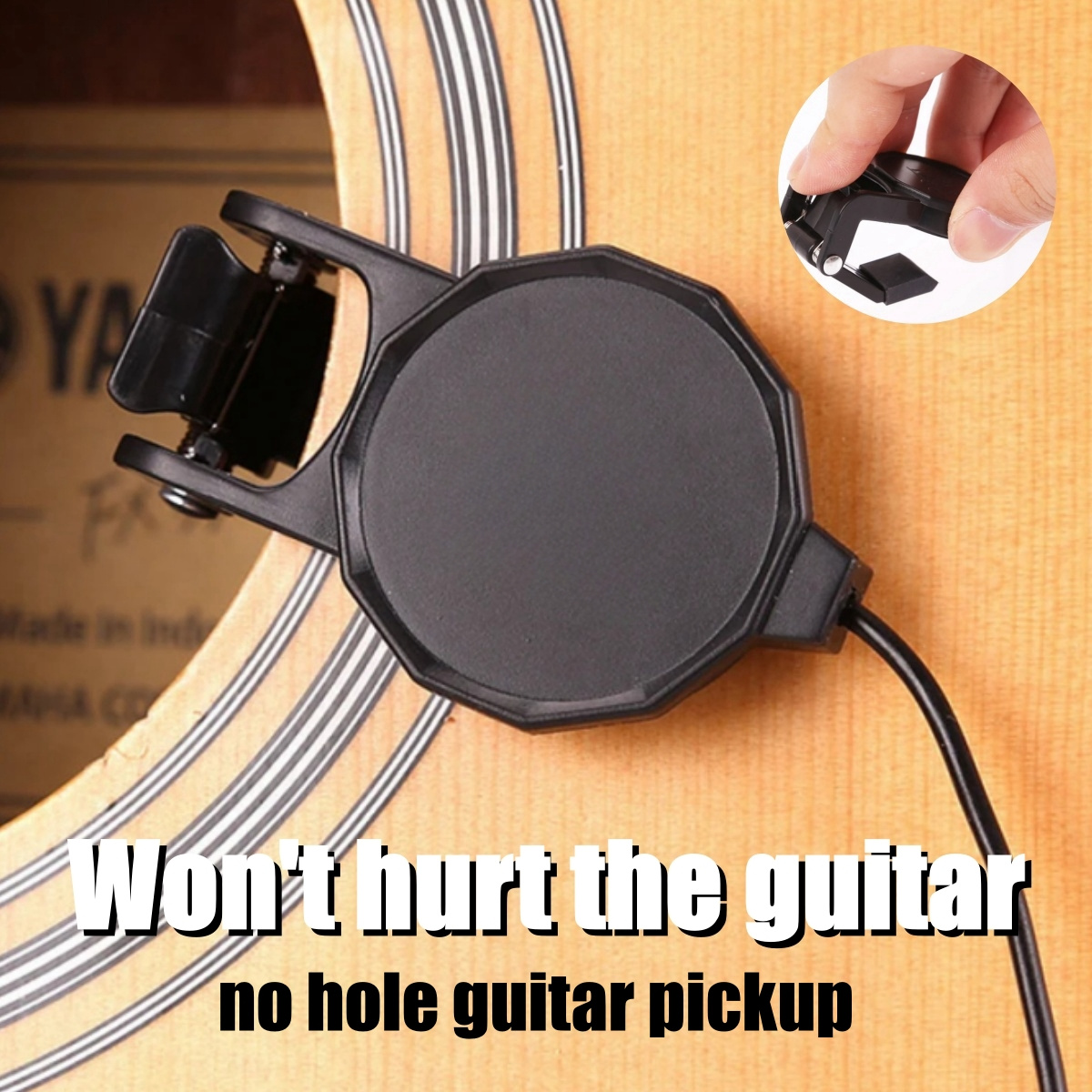 Audio Jack Clip On Pickup for  - Musical Instrument Banjo recension och pris