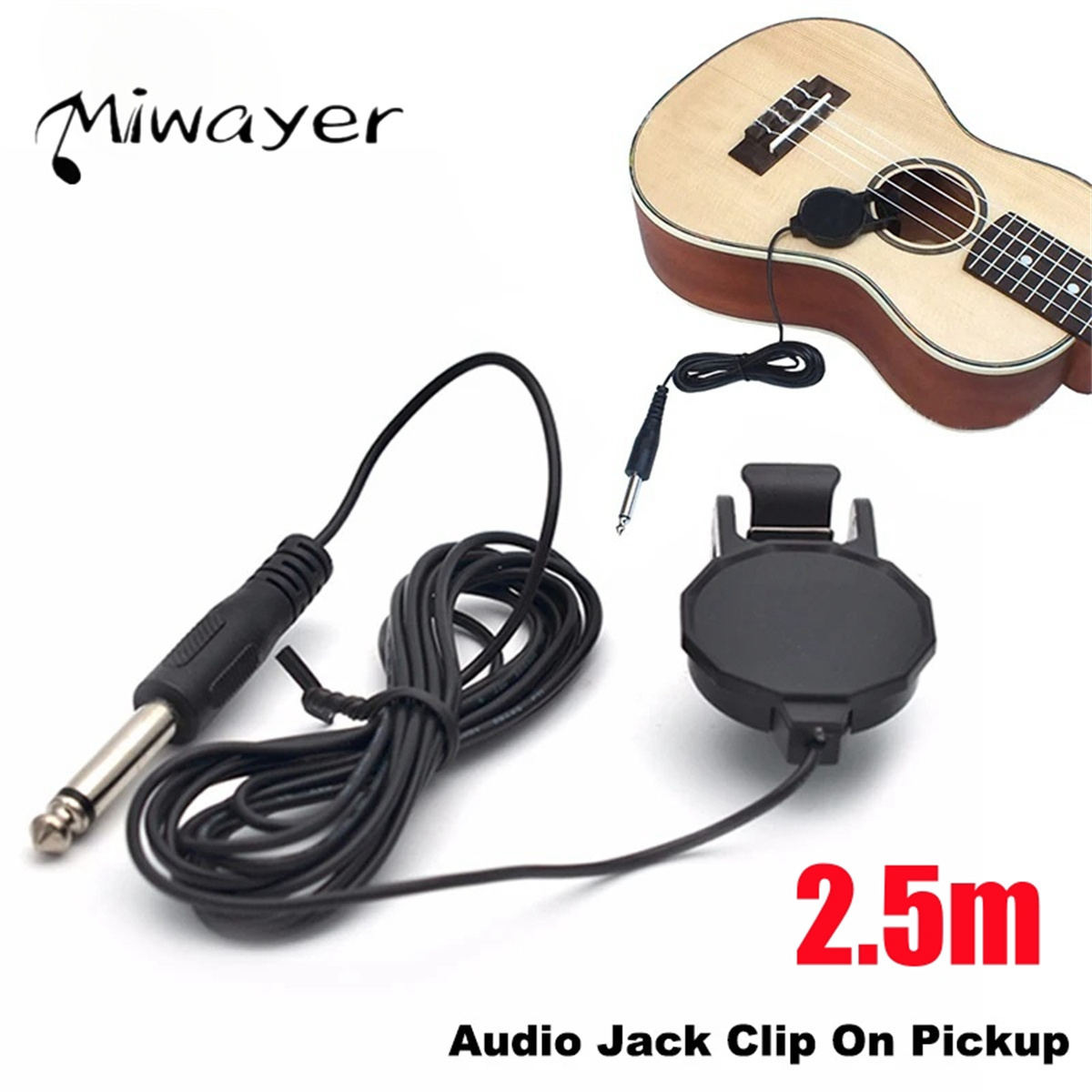 Audio Jack Clip On Pickup for  - Musical Instrument Banjo recension och pris