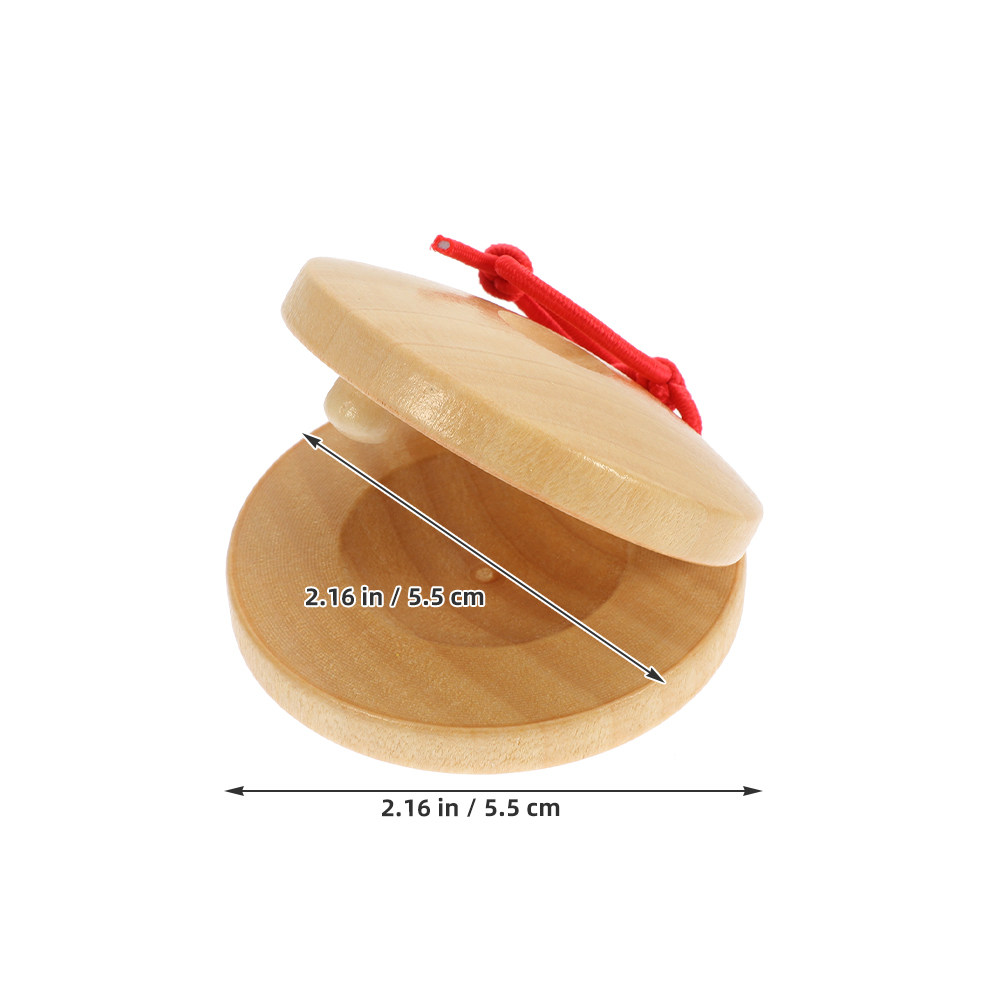 10Pcs Kids Finger Castanets Wo - Musical Instrument Clapper recension och pris
