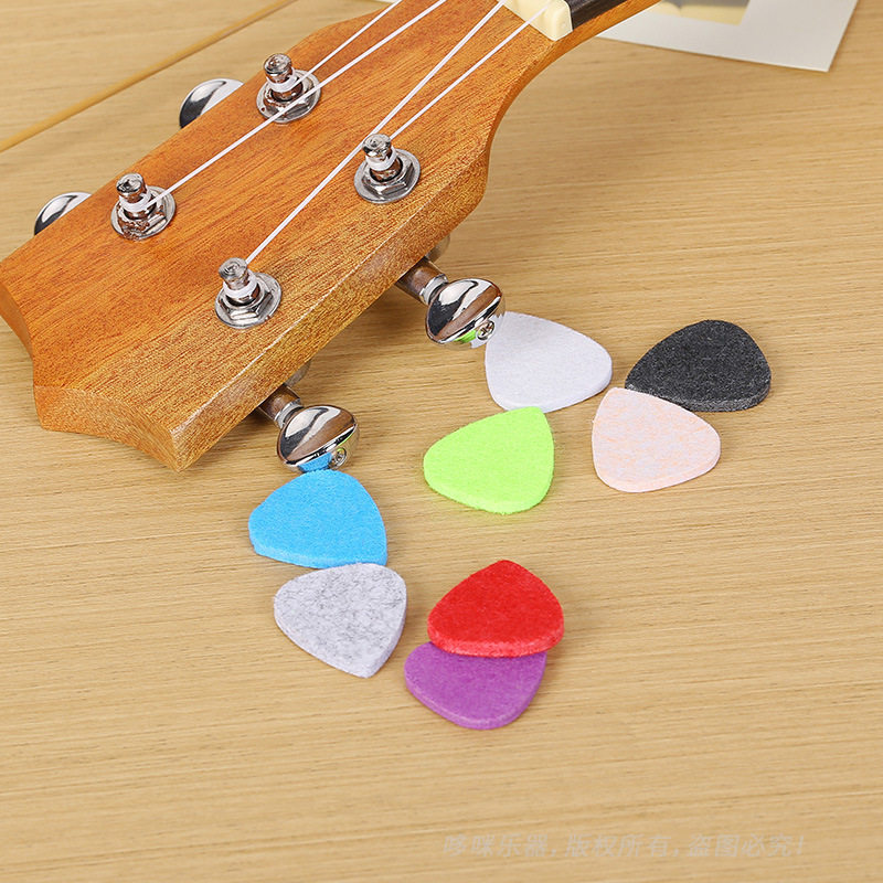 6/12/18PCS Felt Guitar Picks f - Musical Instrument Banjo recension och pris