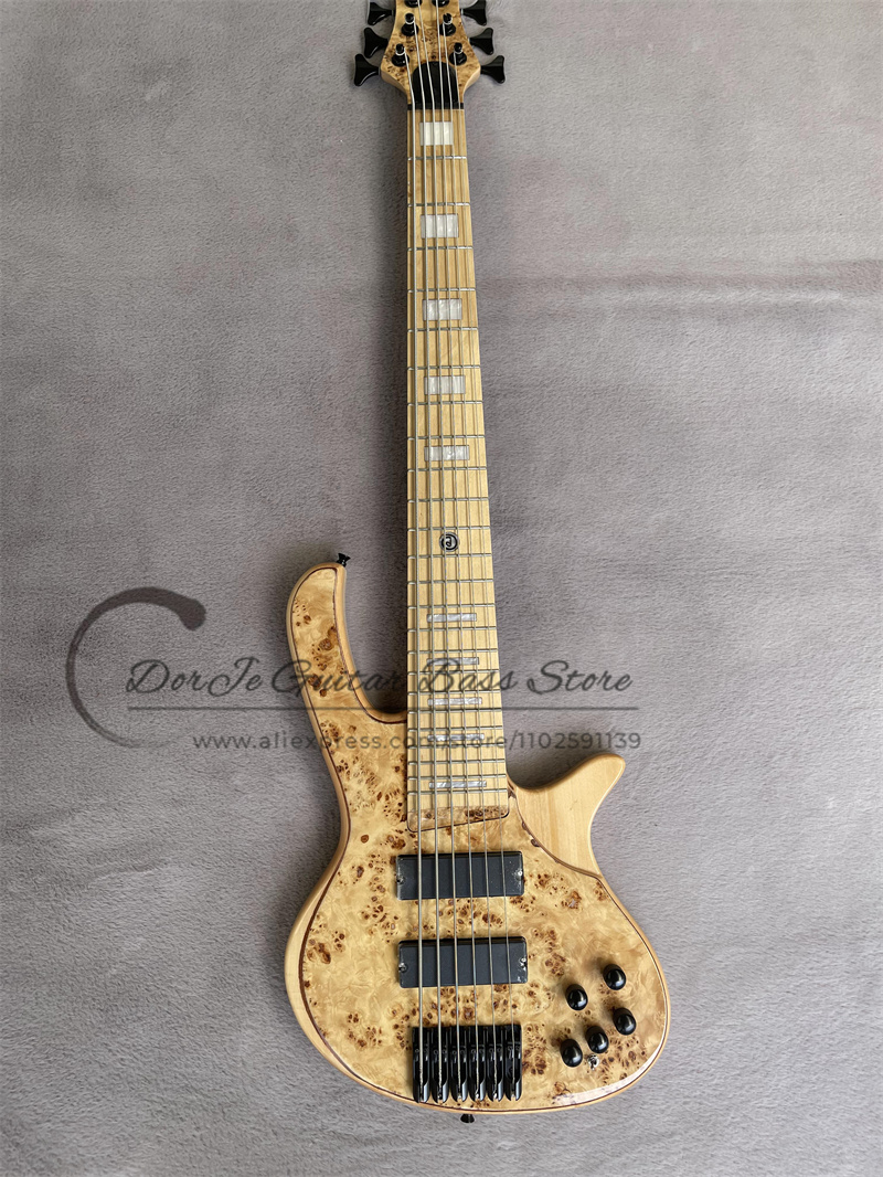 6 Strings Bass Guitar DeOl Bas - Bass Guitar Fretless recension och pris