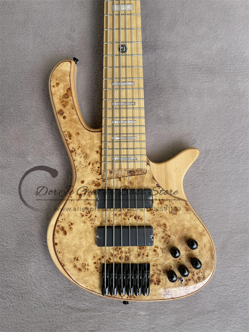 6 Strings Bass Guitar DeOl Bas - Bass Guitar Fretless recension och pris