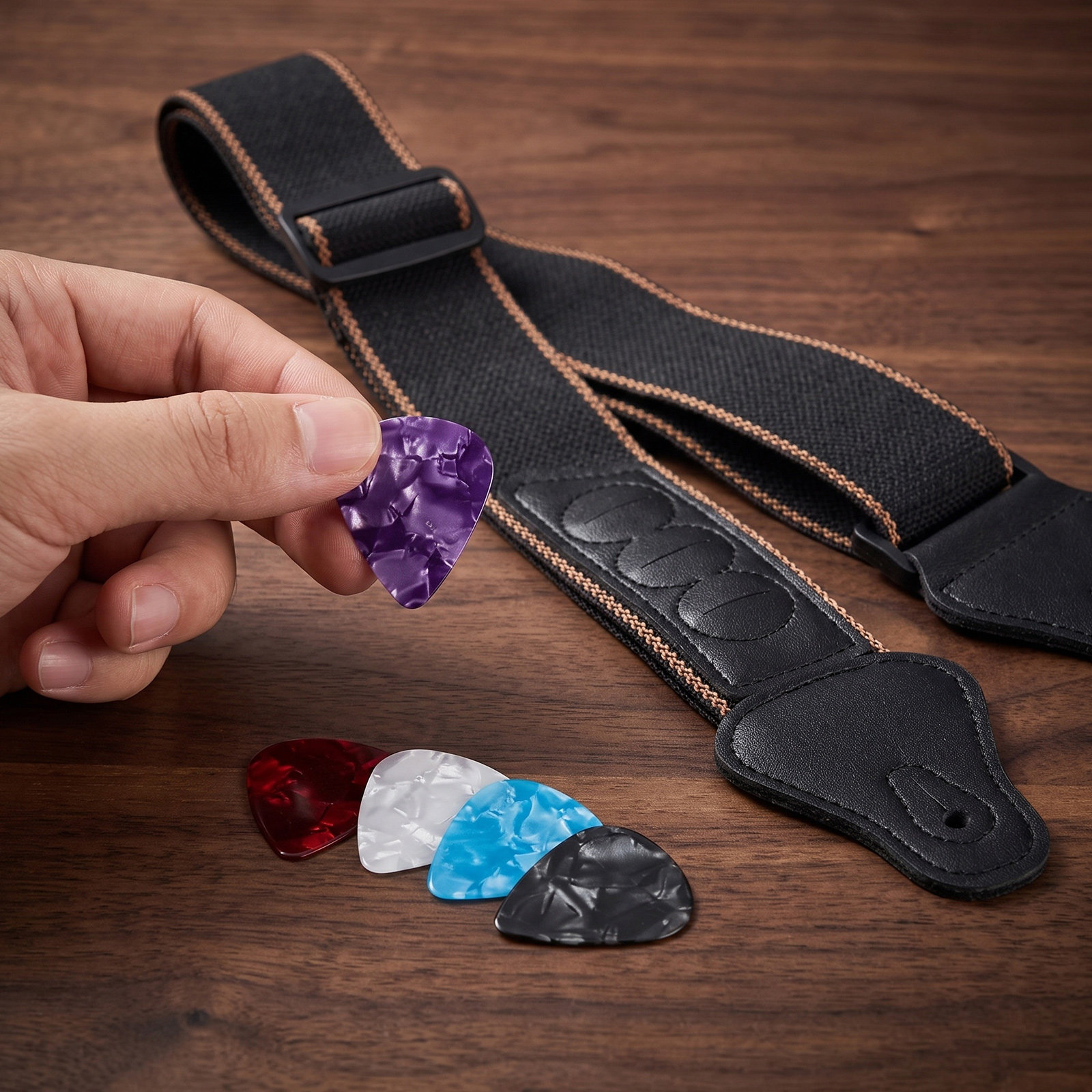 1Set Guitar Strap Kit Adjustab - Musical Instrument Kit recension och pris
