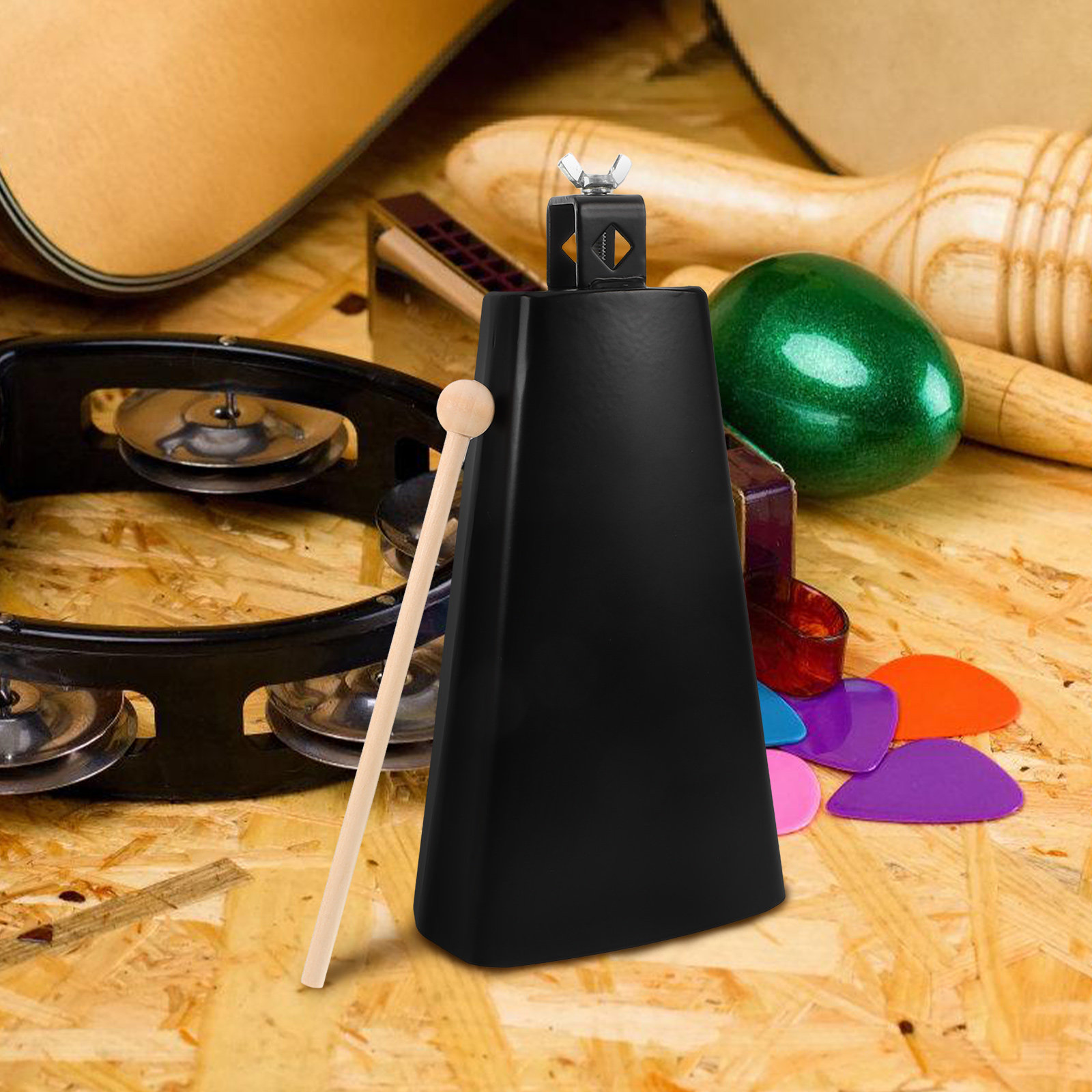 1Set Metal Cowbell Instrument  - Musical Instrument Kit recension och pris