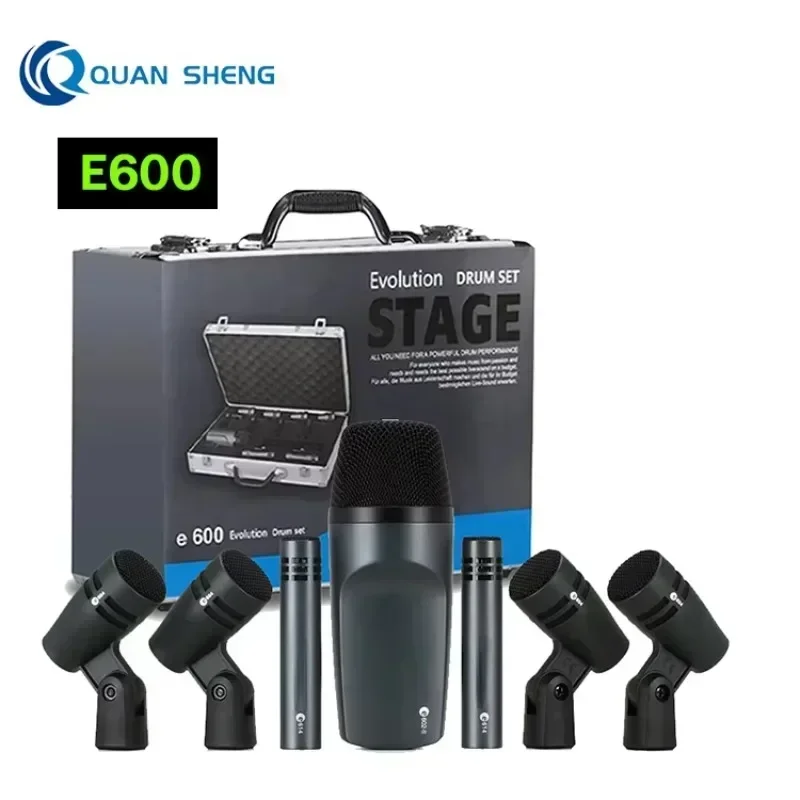 In stock  E600 Drum Microphone - Musical Instrument Kit recension och pris