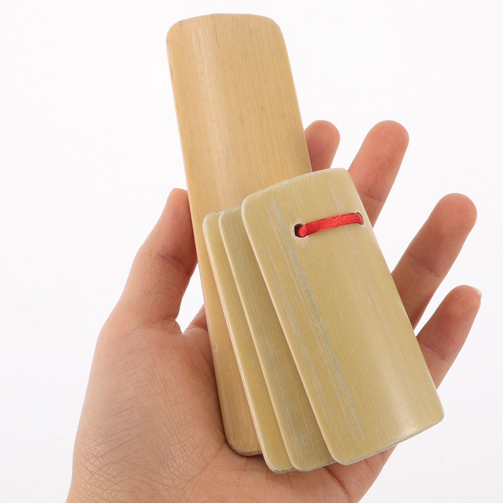 4Pcs Bamboo Clappers Kids Kuai - Musical Instrument Clapper recension och pris