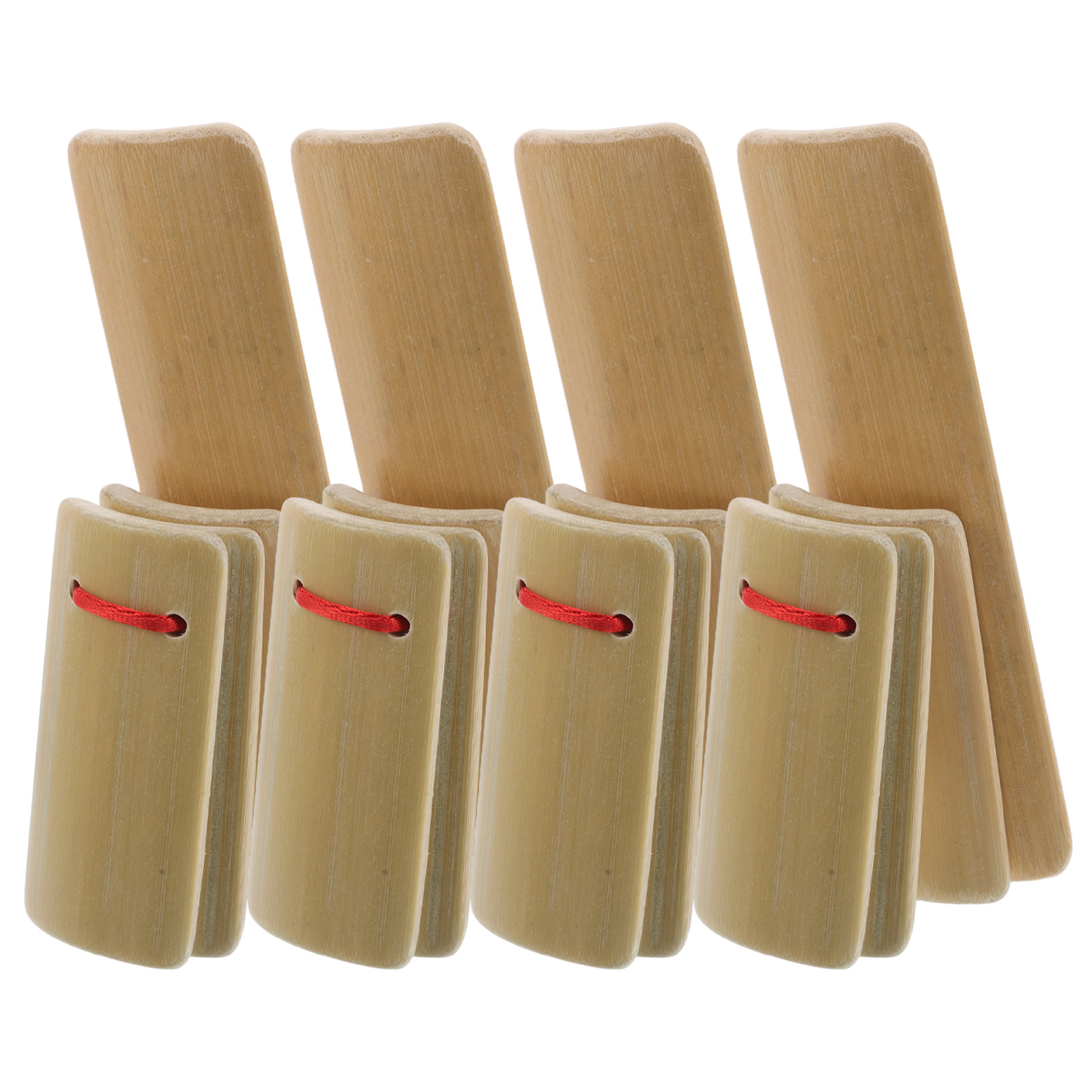 4Pcs Bamboo Clappers Kids Kuai - Musical Instrument Clapper recension och pris