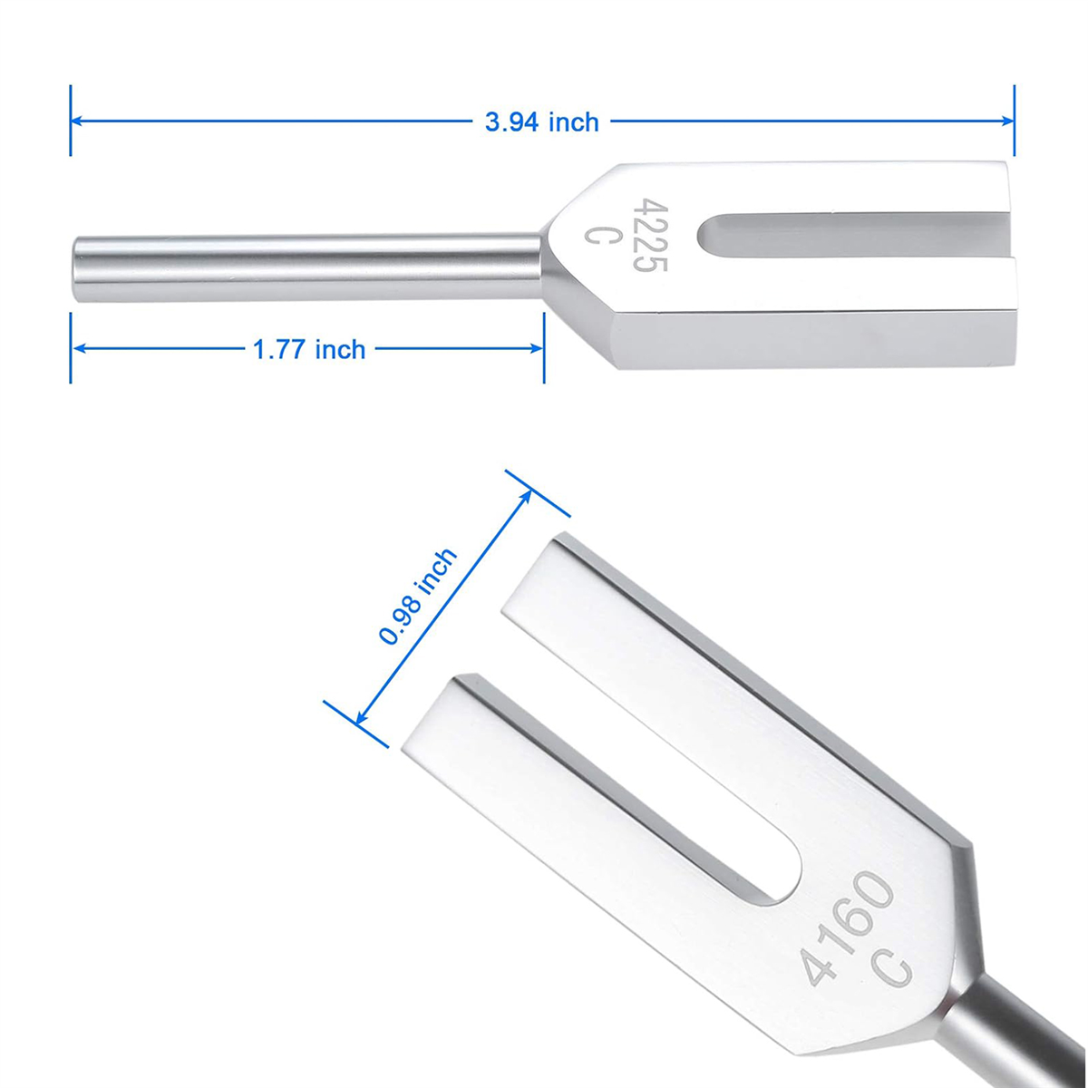 Tuning Forks Set 4096 Hz 4160  - Musical Instrument Kit recension och pris