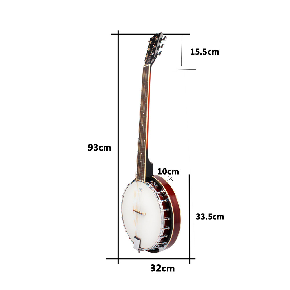 6-string banjo, made of natura - Musical Instrument Banjo recension och pris